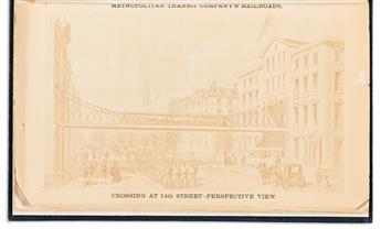 (NEW YORK CITY.) Projected Railroads of the Metropolitan Transit Company.